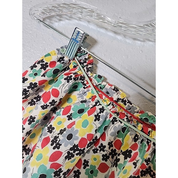 Vintage Hostess Half Apron Shabby Cottage Retro MCM Handmade Small - Picture 5 of 7